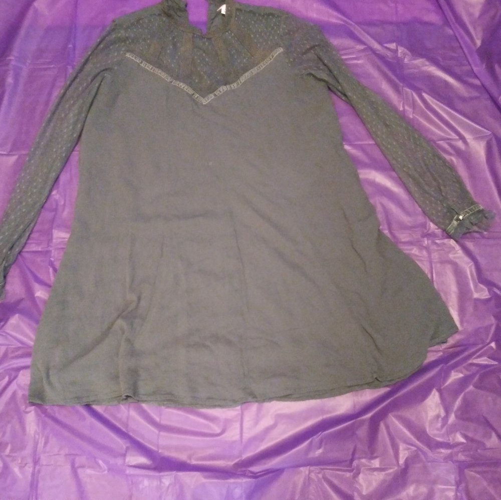 Womens Sheer long sleeve top